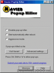 Xavier PopUp Killer screenshot